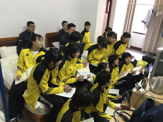 全国青年女排集训