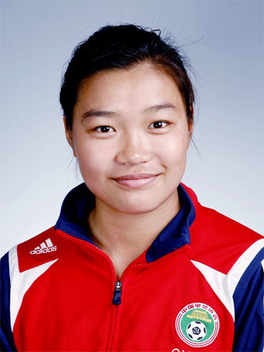 图文-中国女足奥运代表团 翁晓洁