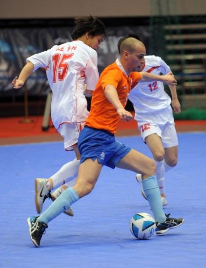 图文-09中国五人制足球国际锦标赛 荷兰队球员