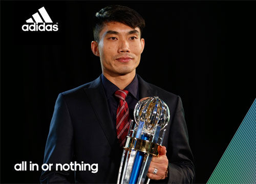 阿迪祝贺郑智荣膺足球先生 穿其定制战靴征服亚洲_我为鞋狂_新浪竞技风暴_新浪网