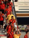 图文-西班牙队参加夺冠庆典西班牙球员陆续走出