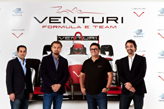 莱昂纳多-迪卡普里奥投资文图瑞车队(Venturi)参加电动方程式世界锦标赛。莱昂