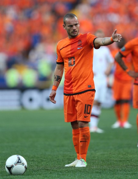 图文-[欧洲杯]荷兰0-1丹麦 斯内德比赛中要罚任