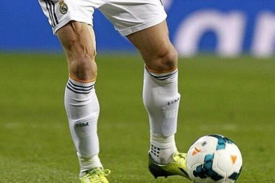 贝尔腿部细节神图向C罗致敬 难怪他们踢球能呼