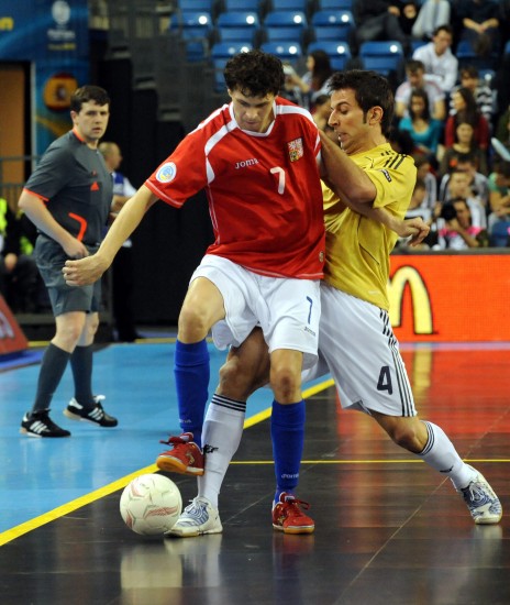 图文-室内五人制足球欧锦赛赛况 西班牙狂胜捷