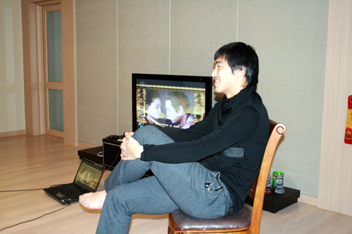 图文-冯潇霆韩国的幸福生活 舒适的家中悠闲自