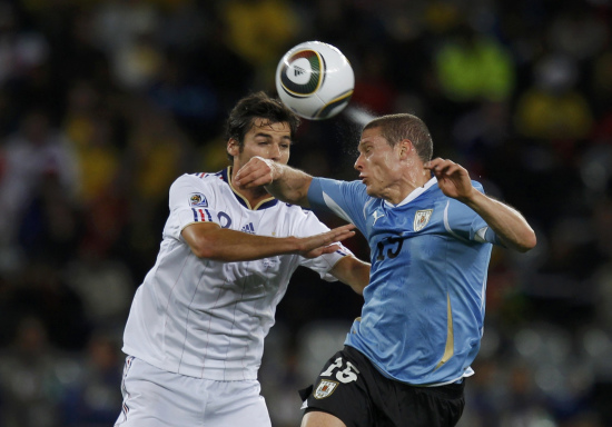 图文-[小组赛]乌拉圭VS法国 双方激烈对决_国际