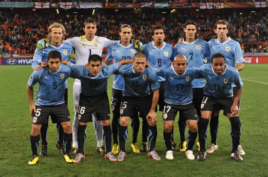 图文-[半决赛]乌拉圭VS荷兰 乌拉圭首发阵容合