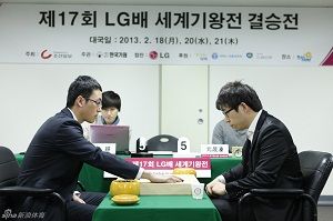 LG杯决赛时越零封韩将中国棋手连续第五年称霸