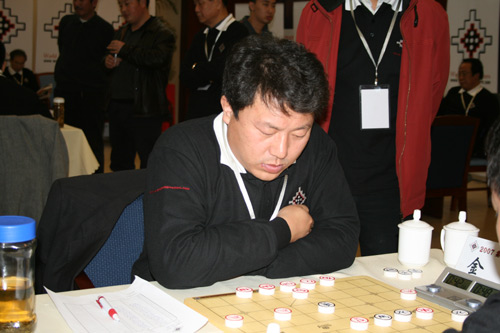 图文象棋大师赛8强赛慢棋第2局金波淘汰吕钦