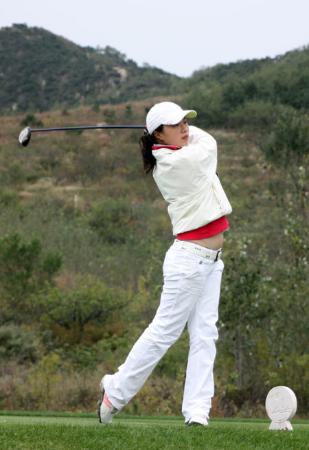 图文-高尔夫球员职业资格考试 纪春_综合体育