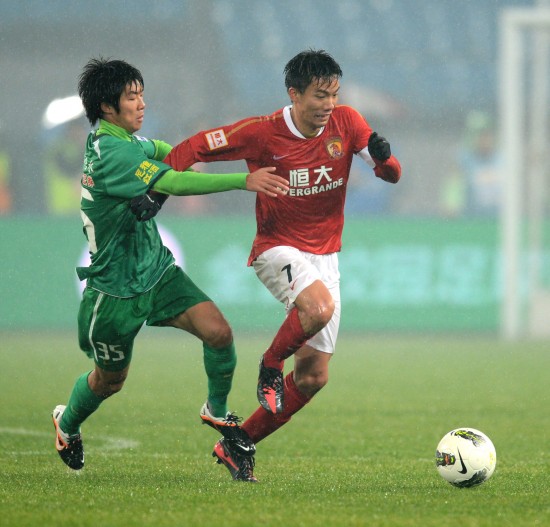 图文-[中超]北京国安1-0广州恒大_国内足球-中超