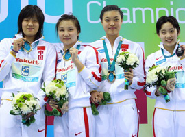 短池世锦赛首日刘子歌第5女子接力夺冠破世界纪录