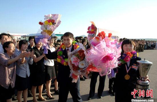 朝鲜副总理宴请世乒赛冠军 称其弘扬朝鲜尊严(图)