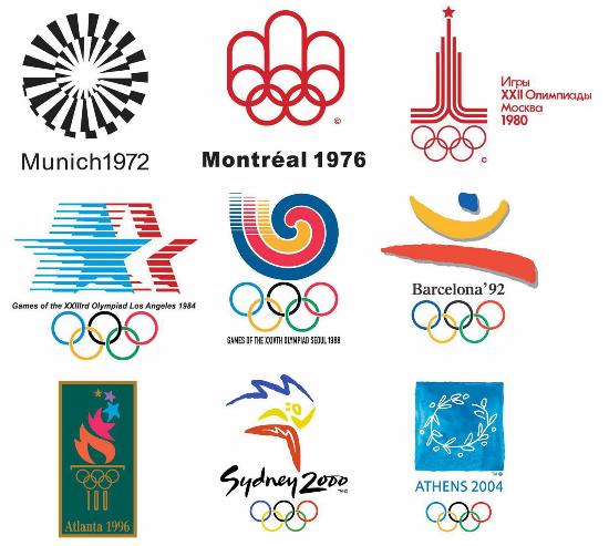 图文-奥运史话之历届夏季奥运会会徽 1972至2004