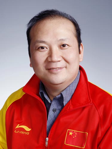 图文-北京奥运会中国代表团成立 射击队队员贾占波