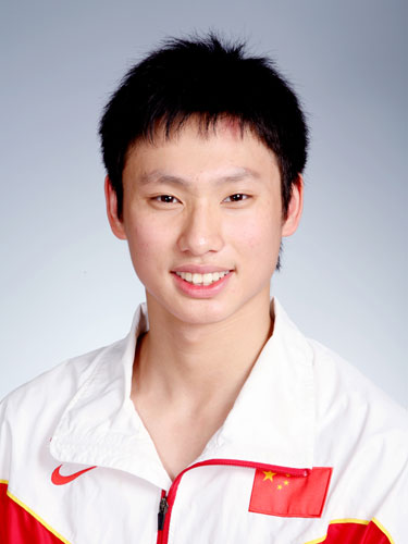 图文-北京奥运会中国代表团成立 游泳队队员施浩然