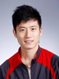 图文-北京奥运会中国代表团成立 羽毛球队员蔡�S