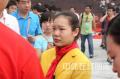 图文-北京奥运村举行开村仪式 程菲表情略显紧张