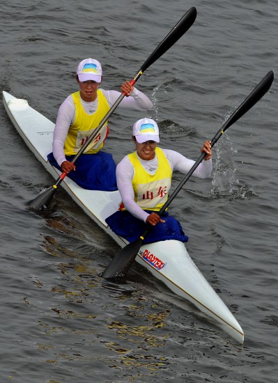 (全运会(6)皮划艇—女子双人皮艇500米决赛赛况