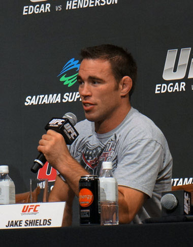 图文-UFC144将战日本新闻发布会 杰克-希尔兹