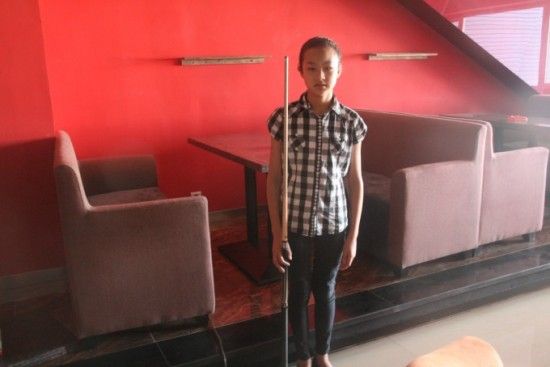 图文-星牌杯中式台球沈阳站 99小将马娇出战_