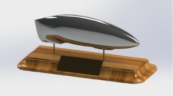 世界最快自行车亮相 似飞船速度达125km\/h_骑