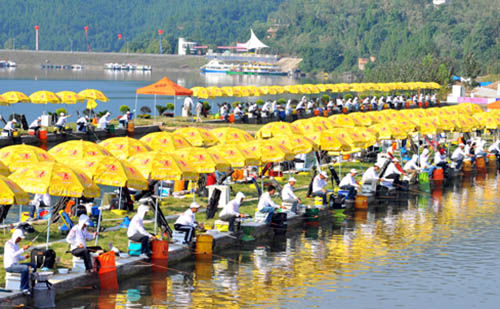 700名钓鱼高手将在四川升钟湖一较高下