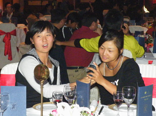 图文-中国网球大奖赛颁奖晚宴 看到什么好东西