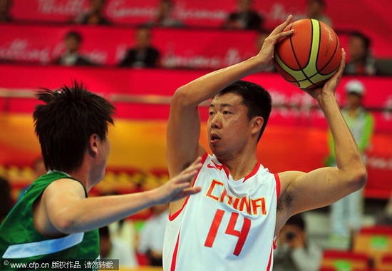 图文-[亚运会]中国男篮VS蒙古 审时度势_篮球-
