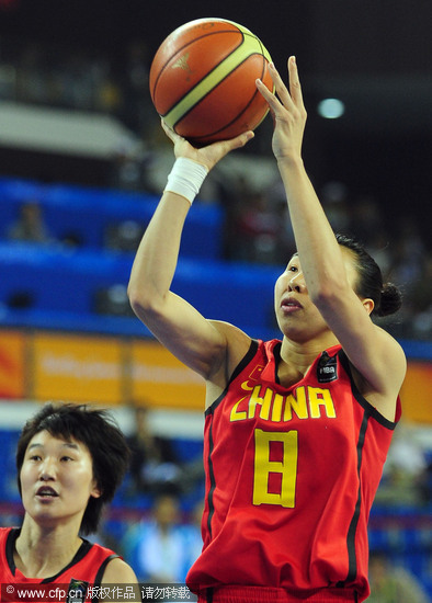 图文-亚运会中国女篮VS泰国 苗立杰是头号球星