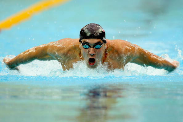 菲尔普斯100米蝶泳图片