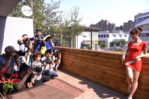 室外实战拍摄现场