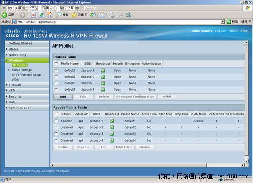 思科rv120wvpn防火墙无线路由器评测