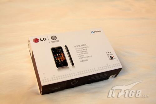 oms系统 lg触屏3g手机gw880开箱赏
