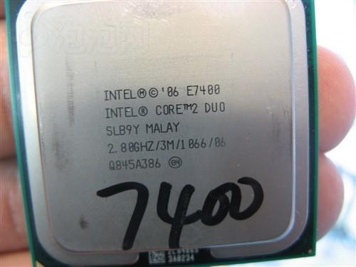 intel 酷睿2双核 e7400(散)