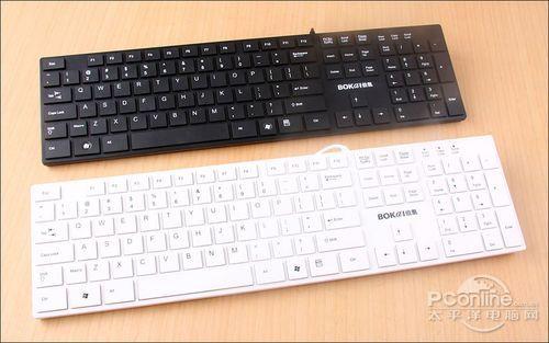 超薄黑白双煞伯凯810尚品酷键键盘赏析