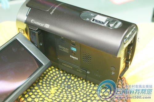 仿皮纹路塑料 索尼cx350全高清dv不足7k