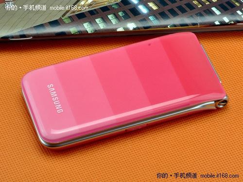 时尚外屏led翻盖机 红色三星s5520图赏