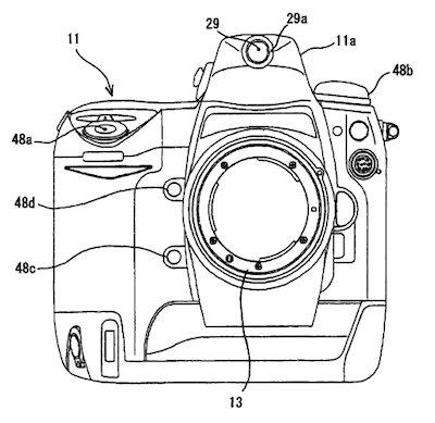 数码相机 正文 尼康在美国申请了一项数码单反相机混合式取景器