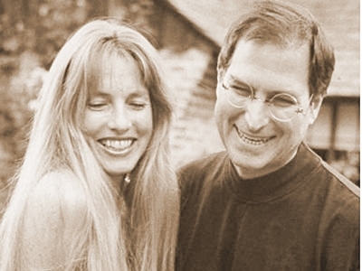 乔布斯与妻子劳伦·鲍威尔