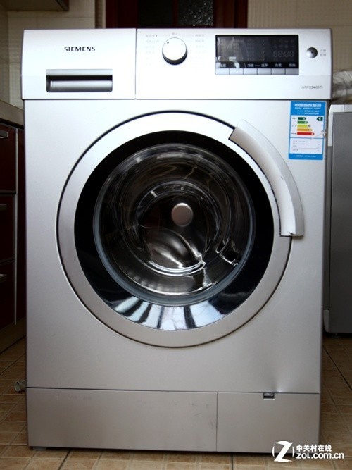 西门子ws12m468ti滚筒洗衣机实拍