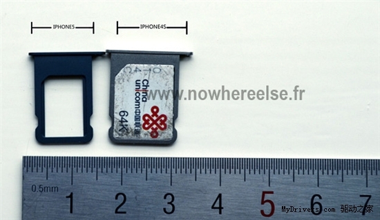 果粉继续悲剧！iPhone 5配nano-SIM卡曝光