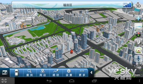 gps > 正文  e联星空导航服务   m7s内置正版高德地图,支持全3d实景
