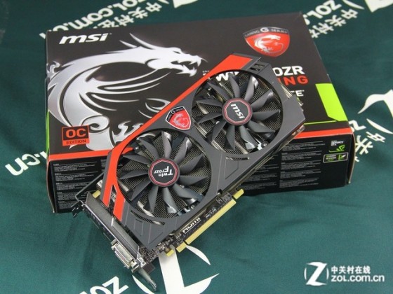 超值冷静体验 微星gtx760京东特价1699