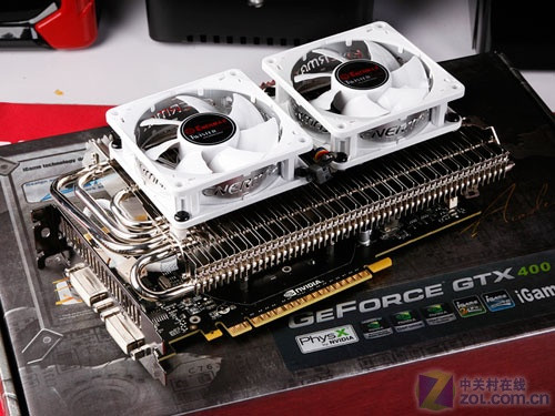 夸张4热管散热 七彩虹gts450显卡1099元