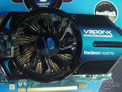 硬件 > 正文 藍寶石hd6770 vapor-x 顯卡採用了3 2 1 2等多相輔助