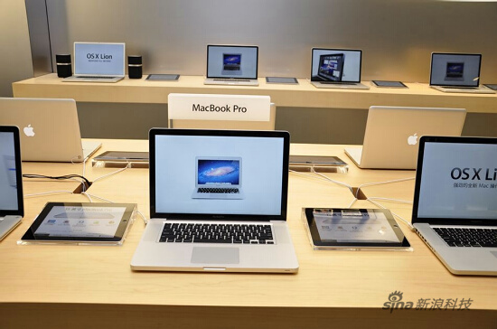 大陆最大苹果apple store落户上海南京路(2)