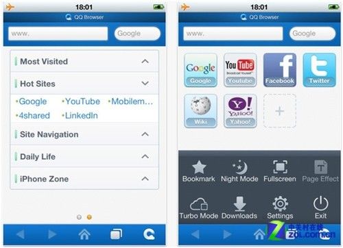 > 正文 手機qq瀏覽器國際版並沒有太大的區別,全英文界面以及國外的