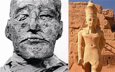 埃及王室的谋杀阴谋,确认埃及末代大法老拉美西斯三世是遭人割喉而亡